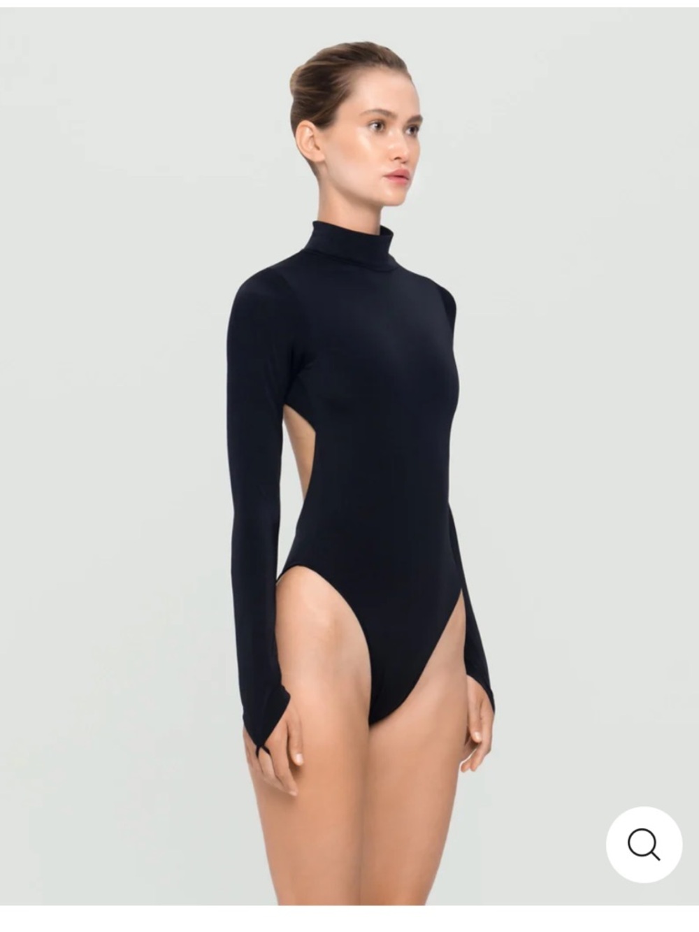 Luna Long Sleeve Swim Suit - Black